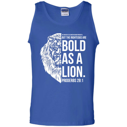 Christian T-shirt Bold As A Lion T-shirt Royal