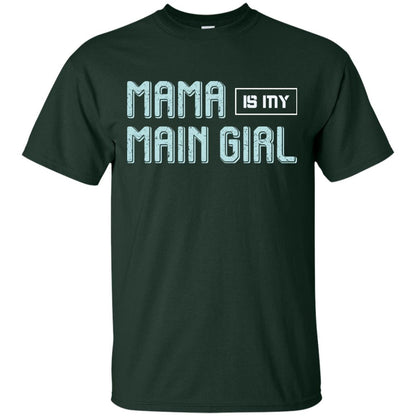 Mama Is My Main Girl Mommy Shirt Forest