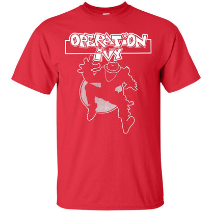 Operation Ivy Logo T-shirt Ska Man Guy Red