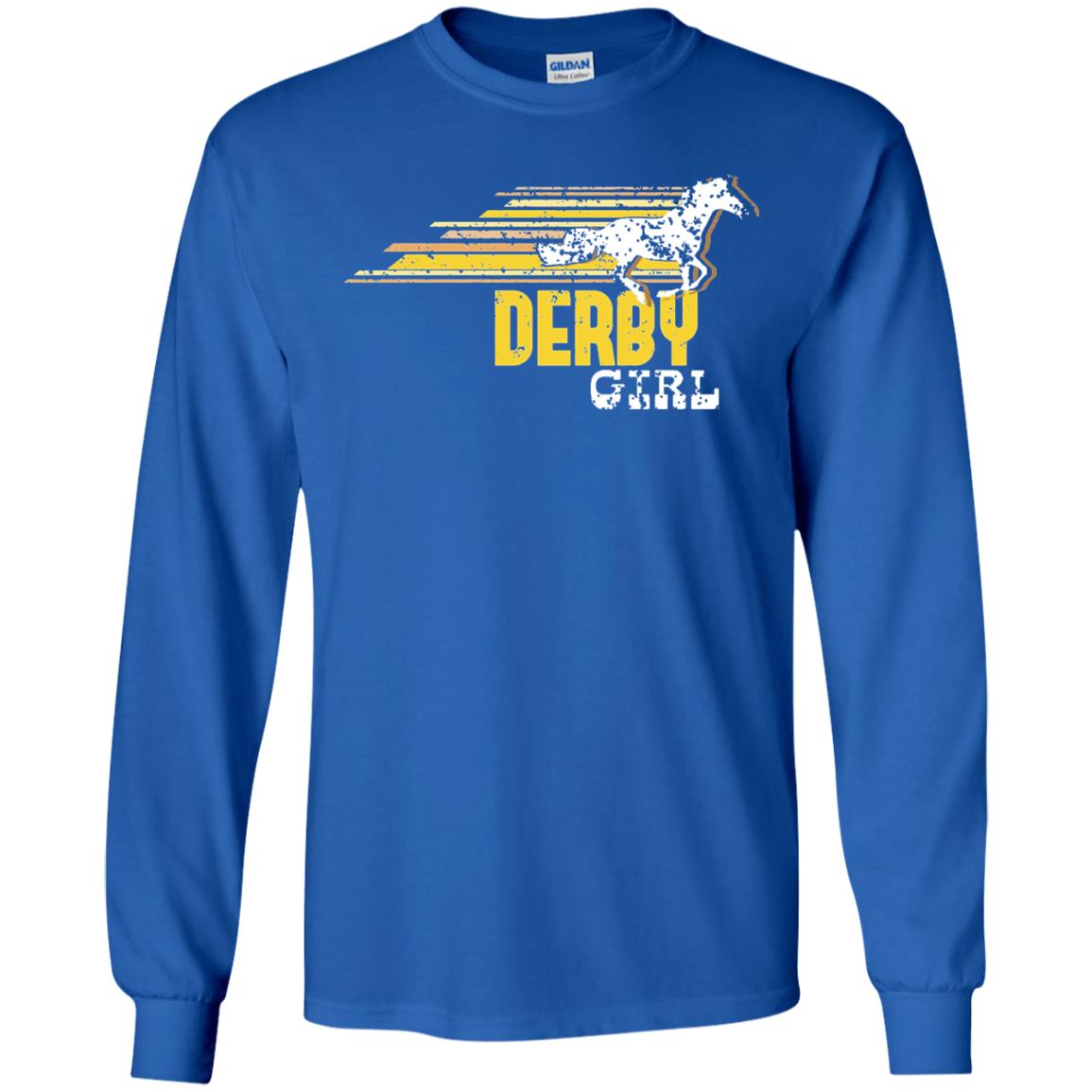 Derby Girl Derby Women Horse Race Shirt Royal