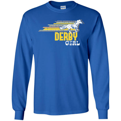 Derby Girl Derby Women Horse Race Shirt Royal