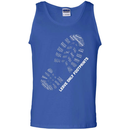 National Parks Boot Print Shirt Listing All T-shirt Royal