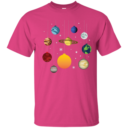 Christmas T-shirt Joy To Universe Christmas Heliconia