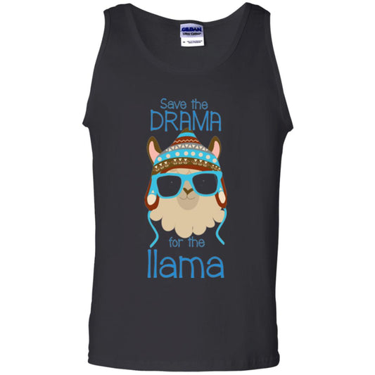 Llama Lovers T-shirt Save The Drama For The Llama Black
