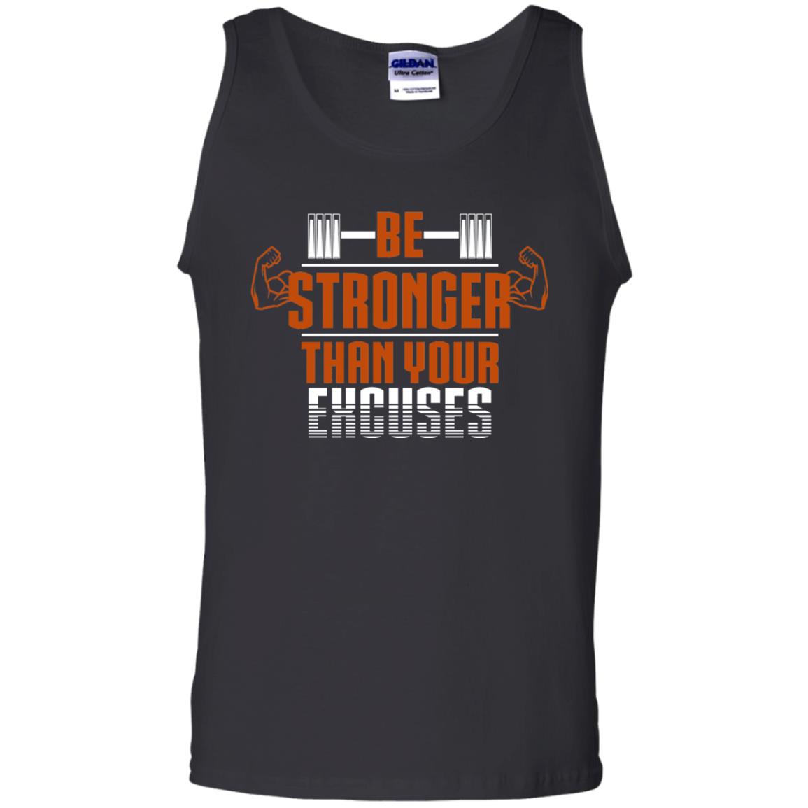 Be Stronger Than Your Excuses Fitness T-shirt Black