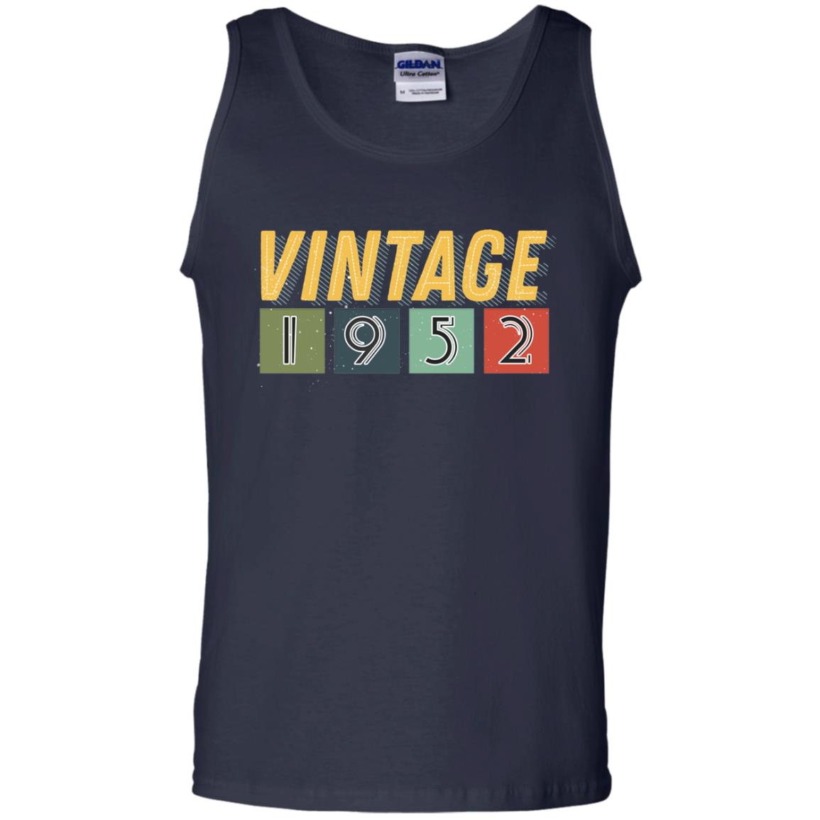 Vintage 1952 66th Birthday Gift Shirt For Mens Or Womens Navy