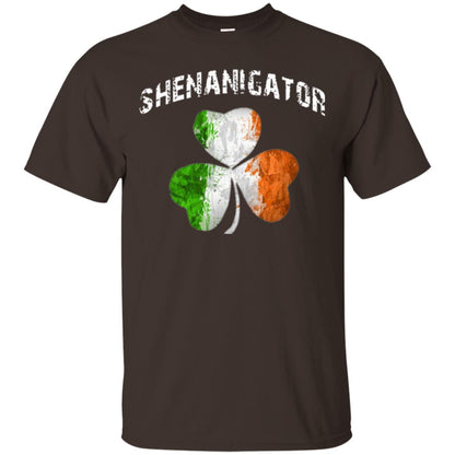 Shenanigator T-shirt St Patrick_s Day Shamrock Dark Chocolate