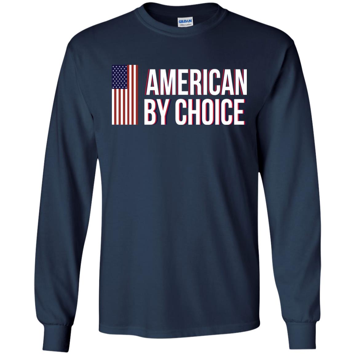 Flag Of American By Choice T-shirt Navy