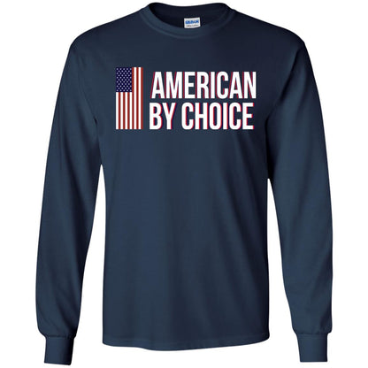 Flag Of American By Choice T-shirt Navy