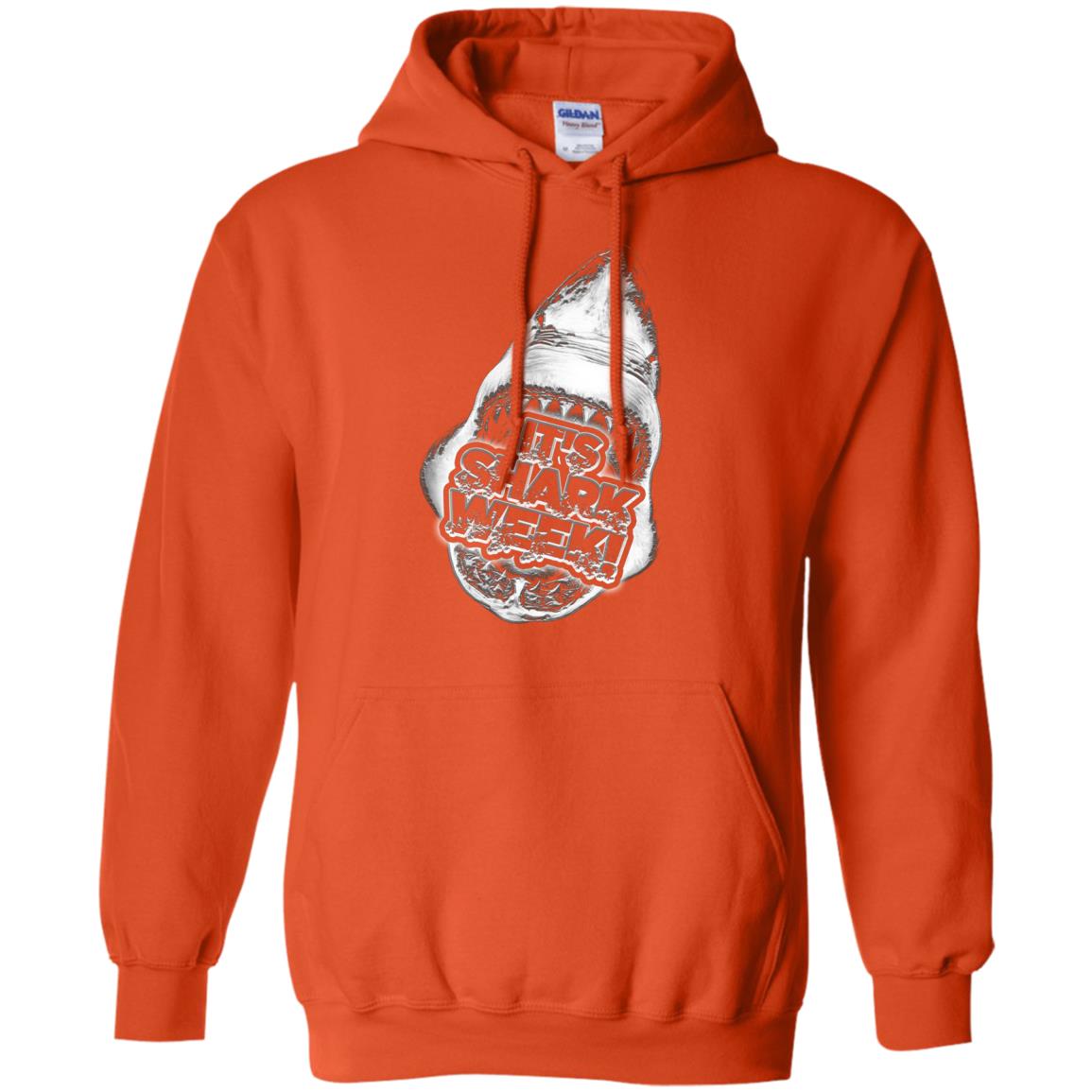 Every Day Of Shark Week T-shirt 2018 Orange