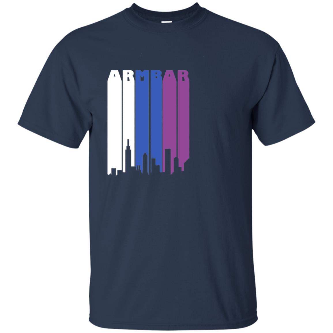 Bjj Brazilian Jiu Jitsu Armbar City T-shirt Navy