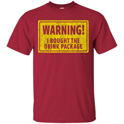 Funny Cruise Ship T-shirt Caribbean Vacation Partiers Cardinal