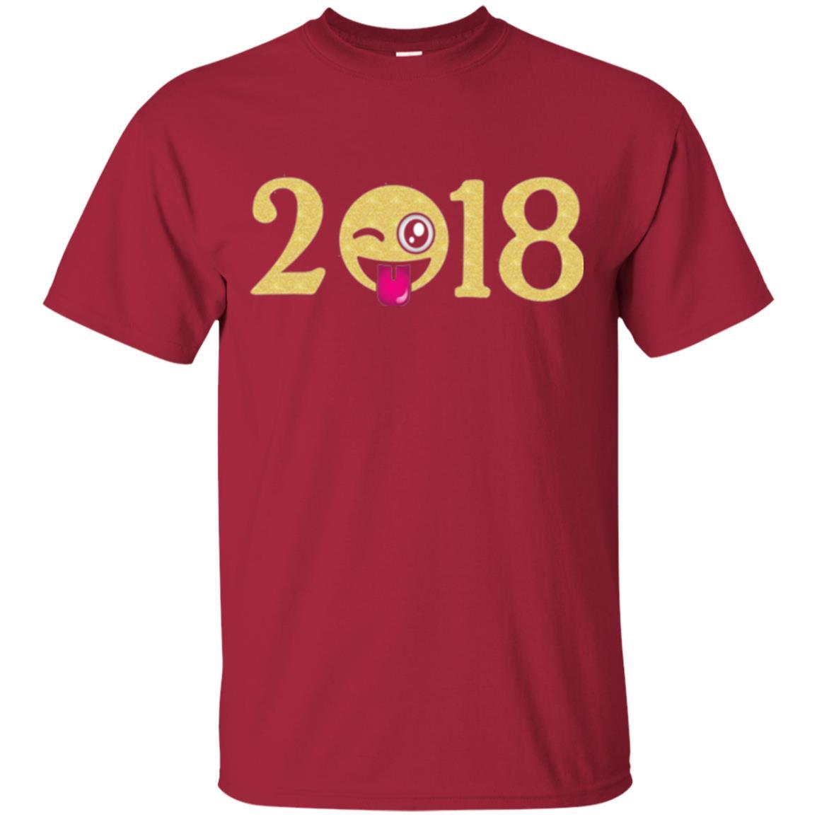 Happy New Year T-shirt Face New Year 2018 Party Cardinal