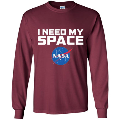 Nasa T-shirt I Need My Space Maroon