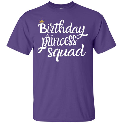 Birthday T-shirt Princess Squad Purple