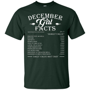 December Girl Facts T-shirtG200 Gildan Ultra Cotton T-Shirt