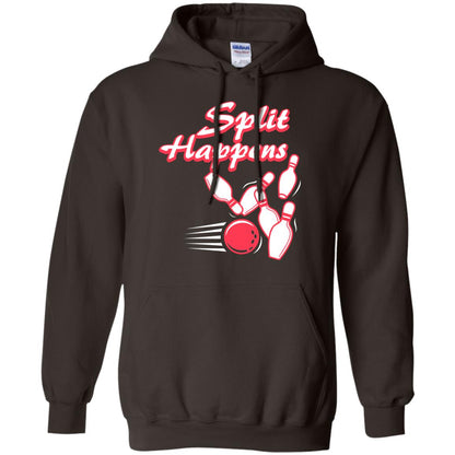 Bowling Lover T-shirt Split Happens Dark Chocolate