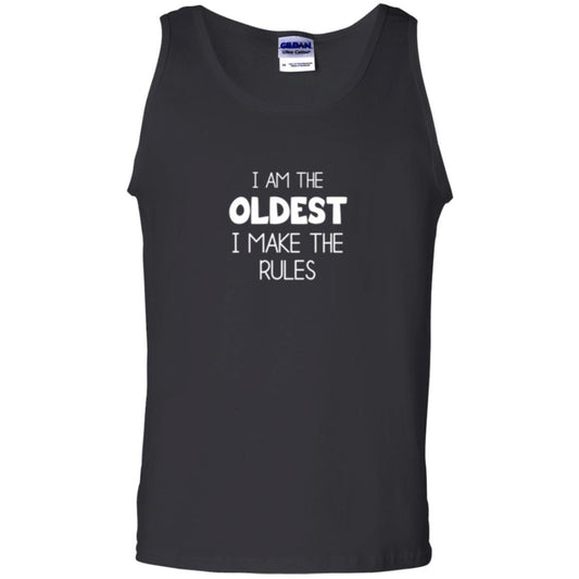 Family T-shirt I'm The Oldest I Make The Rules Black