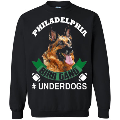 Football Lover T-shirt Philadelphia Bird Gang Underdogs 2018 Black