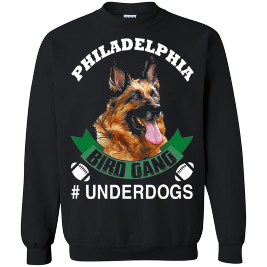 Football Lover T-shirt Philadelphia Bird Gang Underdogs 2018 Black