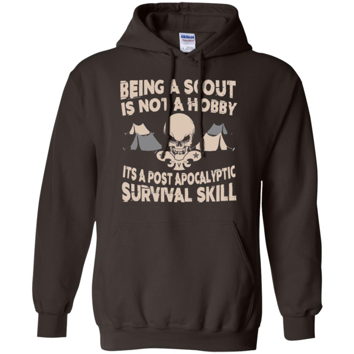 Being A Scout Is Not A Hobby T-shirt Dark Chocolate
