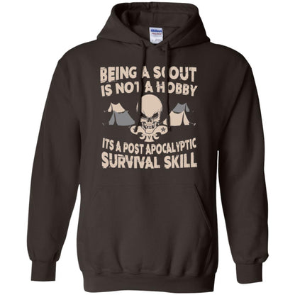 Being A Scout Is Not A Hobby T-shirt Dark Chocolate
