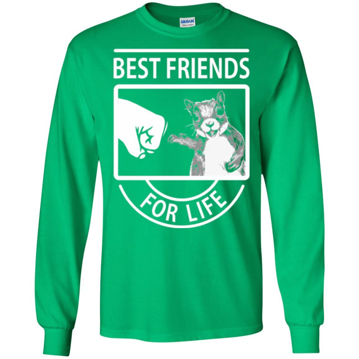 Squirrel T-shirt Best Friend For Life T-shirt Irish Green
