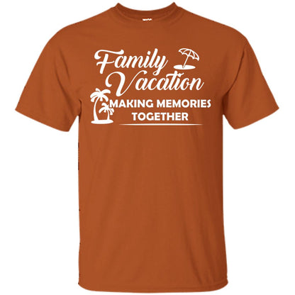 Family Vacation Making Memories Together Texas Orange