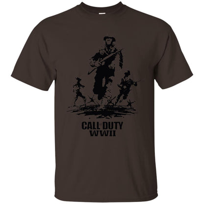 Military T-Shirt Call Of Duty Wwi Dark Chocolate