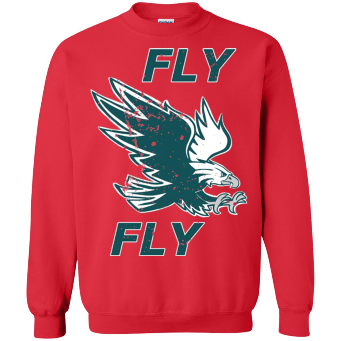 Eagle Lover T-shirt Flying Eagle T-shirt Red