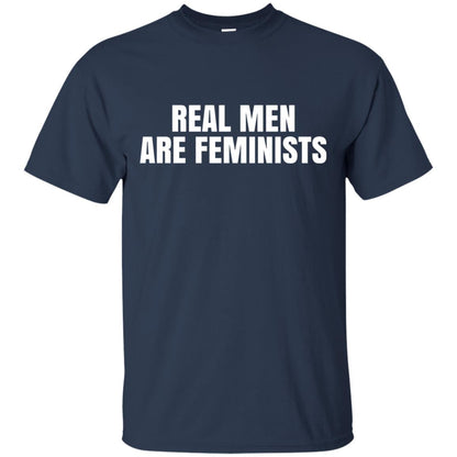 Real Men Are Feminists Feminism T-shirt Navy