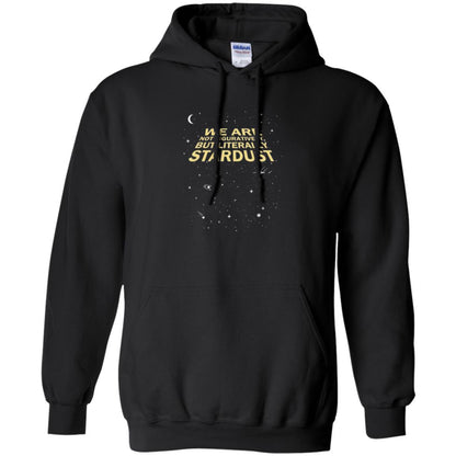 Astronaut T-shirt We Are Not Figuratively But Literally Stardust Black