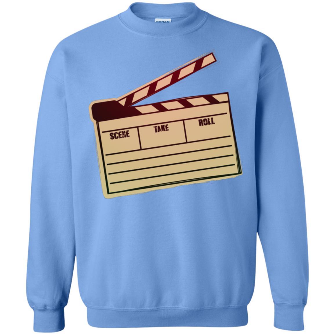 Movie Clapper Filmmaker Film Student Shirt Carolina Blue