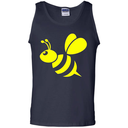 Yellow Honeybee Bee Lover T-shirt Navy