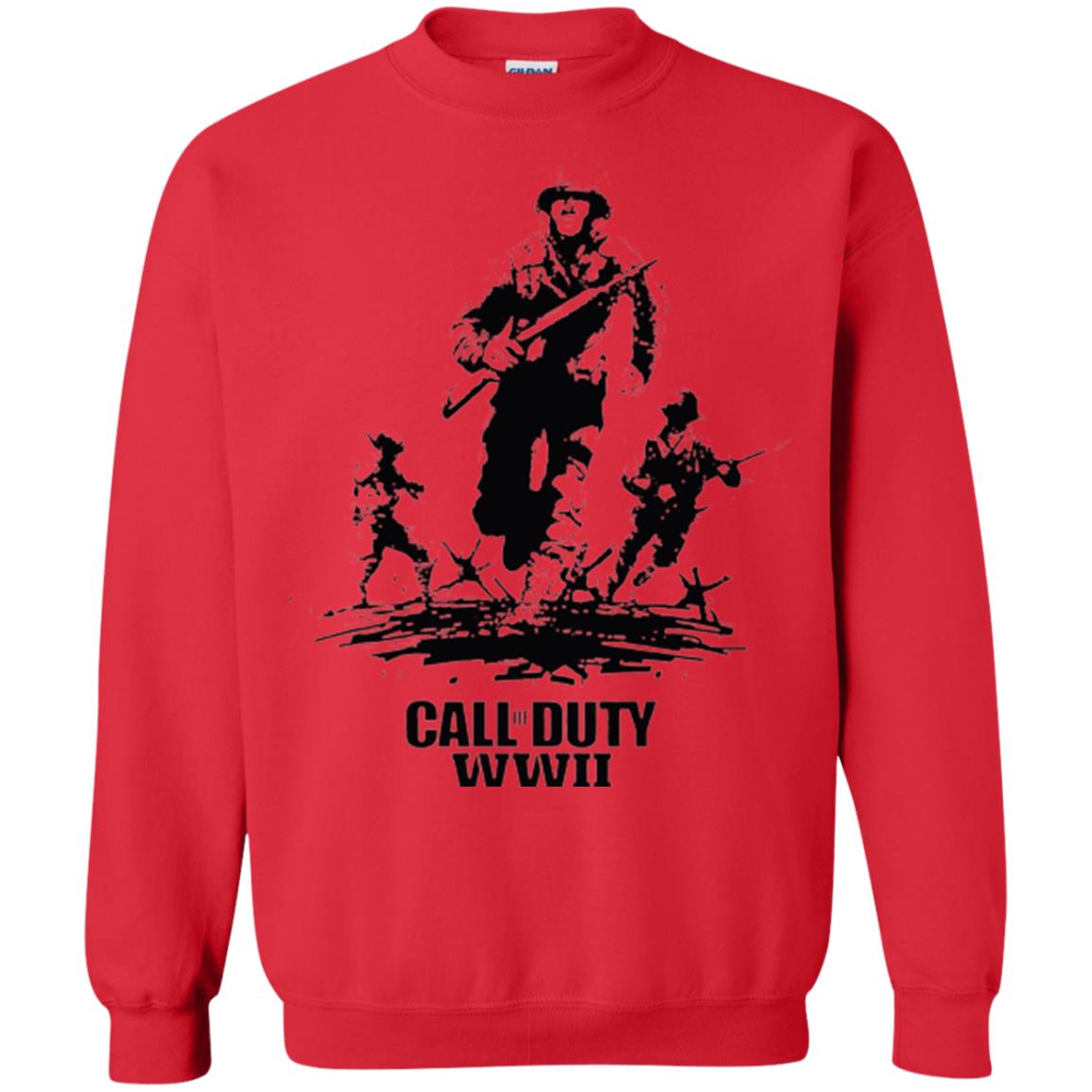 Military T-shirt Call Of Duty Wwi Red