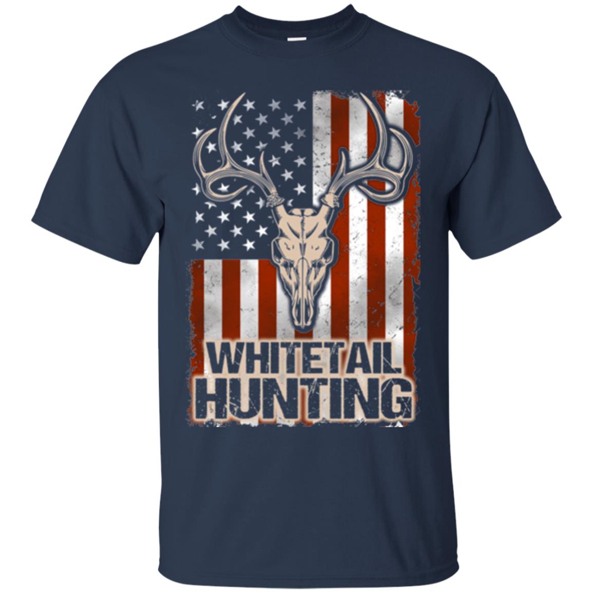 Whitetail Hunting T-shirt Navy
