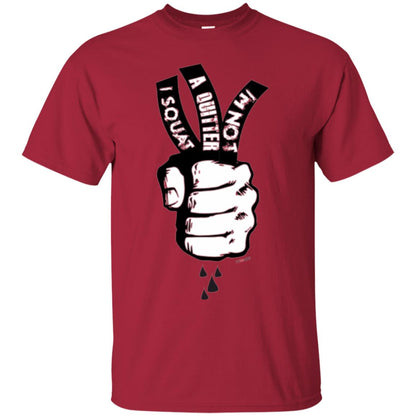 Fitnoquit T-shirt Im Not A Quitter Im Squat Gym Cardinal