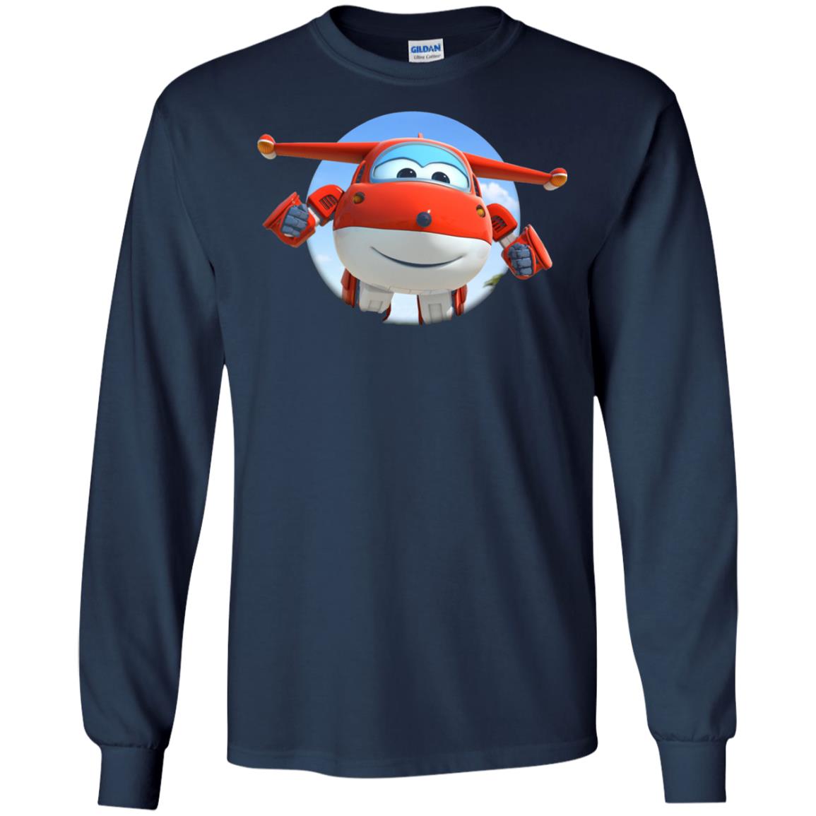 Super Wings Jett Movie Lover T-shirt Navy