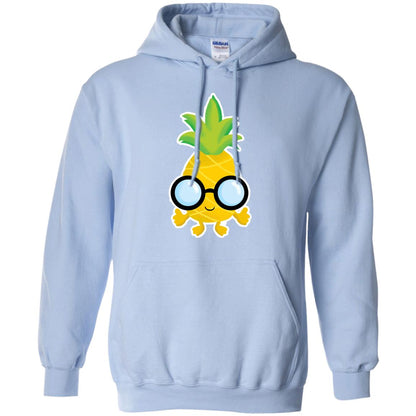 Funny Pineapple With Glasses For Boys Mens Shirt Light Blue
