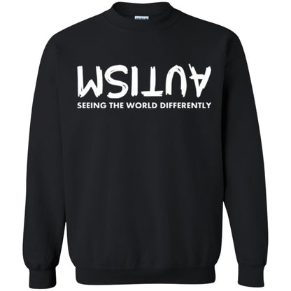 Pround Autism Shirt Seeing The World Differently Black