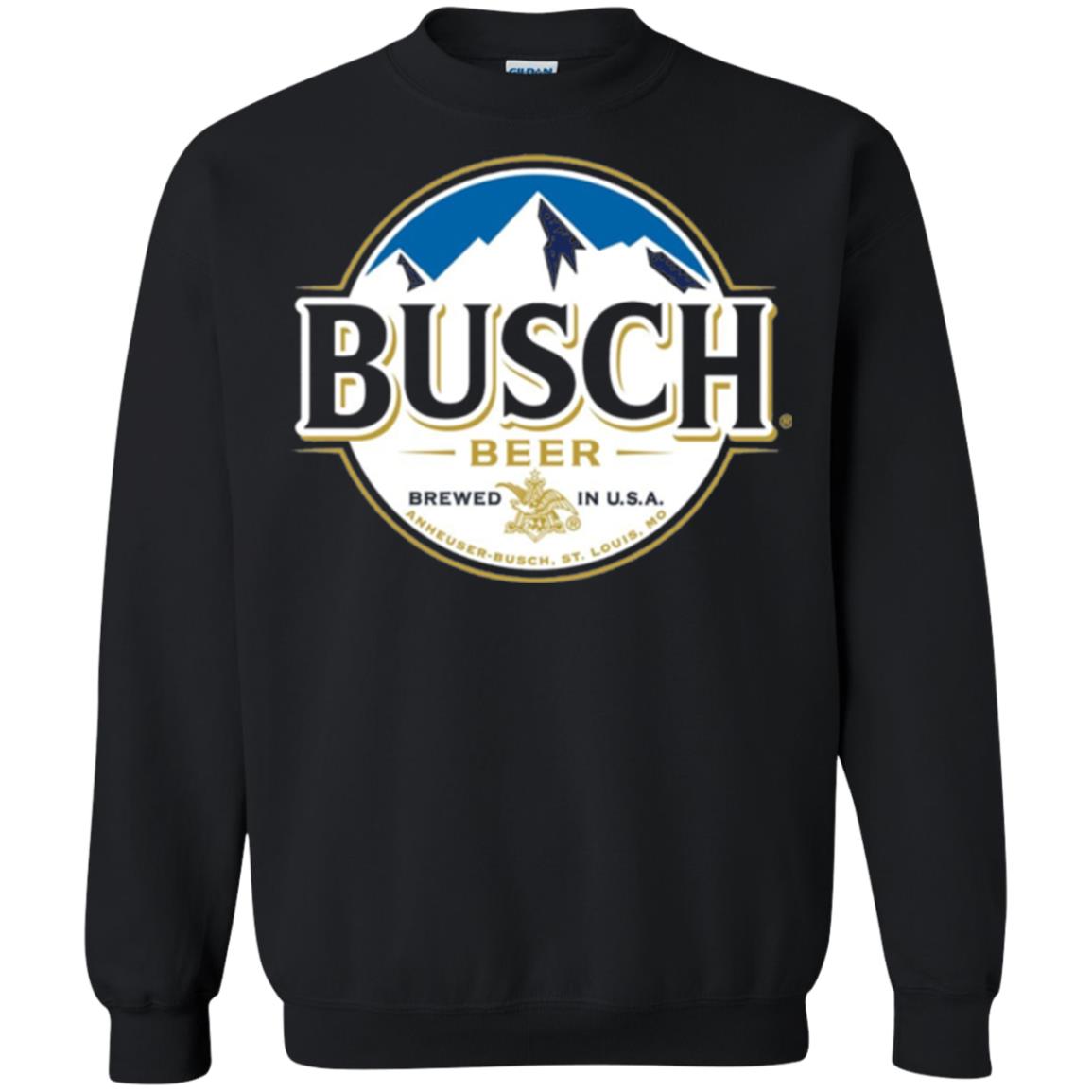 Beer Lovers T-shirt Busch Beer Black