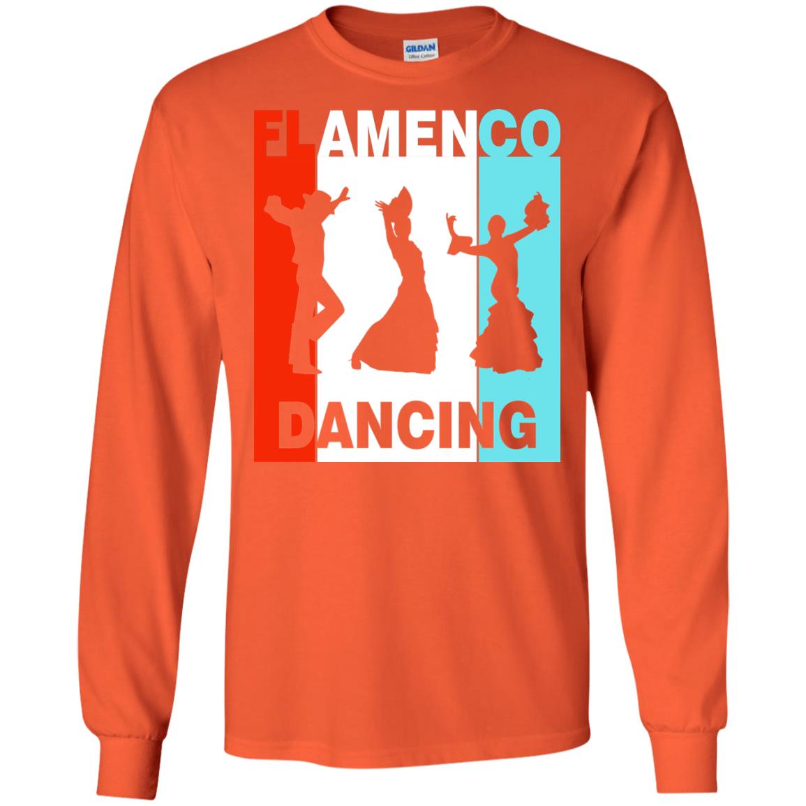 Flamenco Dancing Spanish Dance And Music Lover Shirt Orange