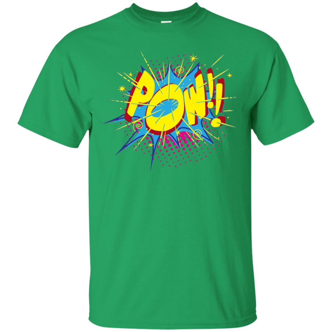 Pow Comic Sound Effect Shirt Irish Green