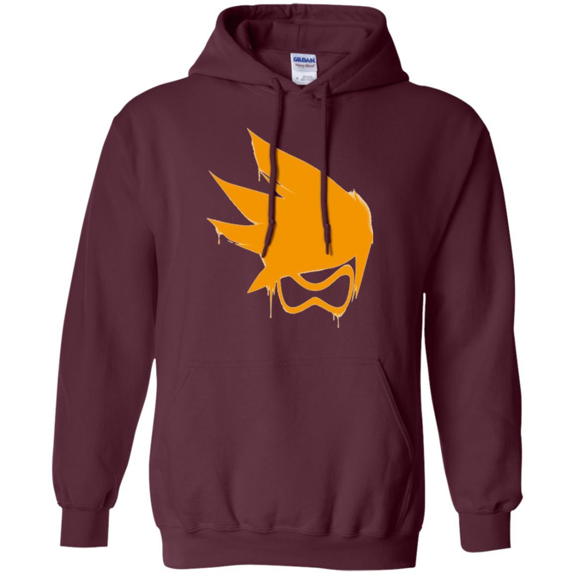 Film T-shirt Tracer Orange Spray T-shirt Maroon