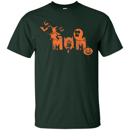 Halloween Pumpkin Mom Mommy Mother Family Shirt Forest