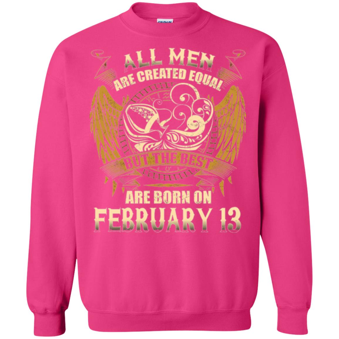 Aquarius T-shirt The Best Are Born On February 13 Heliconia
