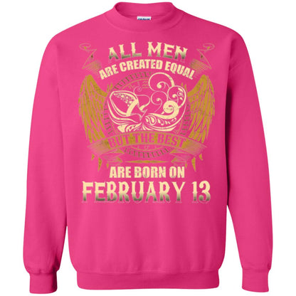 Aquarius T-shirt The Best Are Born On February 13 Heliconia