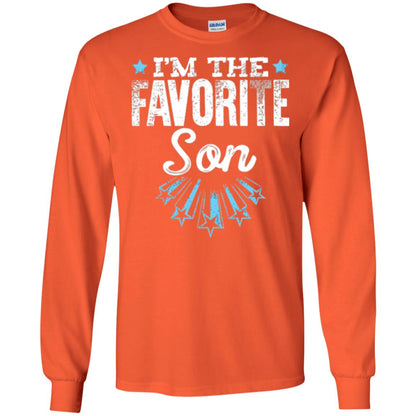 I'm The Favorite Son Family T-shirt Orange