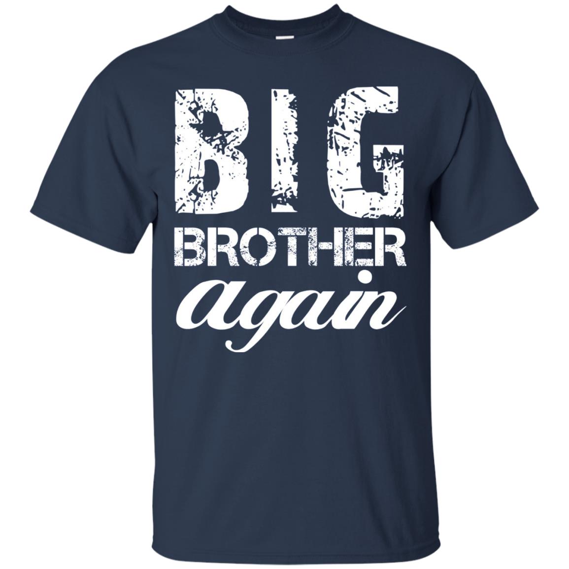 Big Brother Again T-shirt New Baby Navy