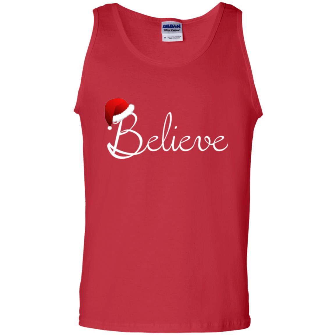 Believe Christmas Shirt - Best Santa Christmas T-shirt Red